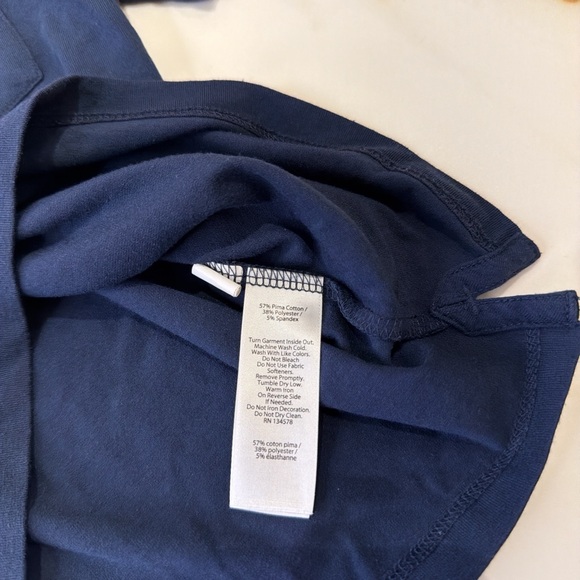 Vineyard Vines Navy Blue Kids Polo Shirt - Picture 4 of 4